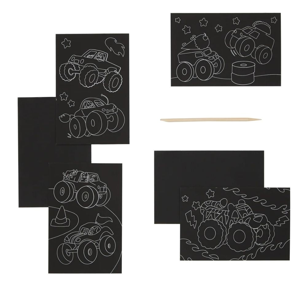 Mini Kit Scratch & Scribble Monster Truck