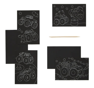 Mini Kit Scratch & Scribble Monster Truck