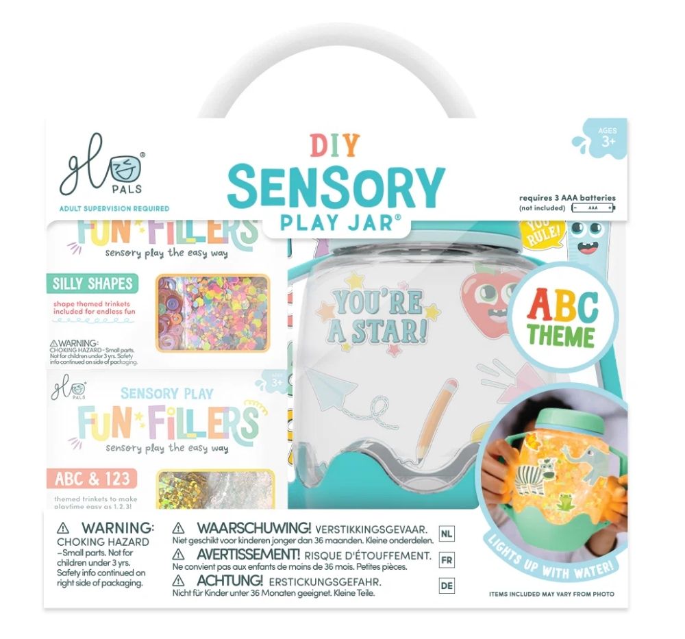 Diy Sensory Play Jar ABC