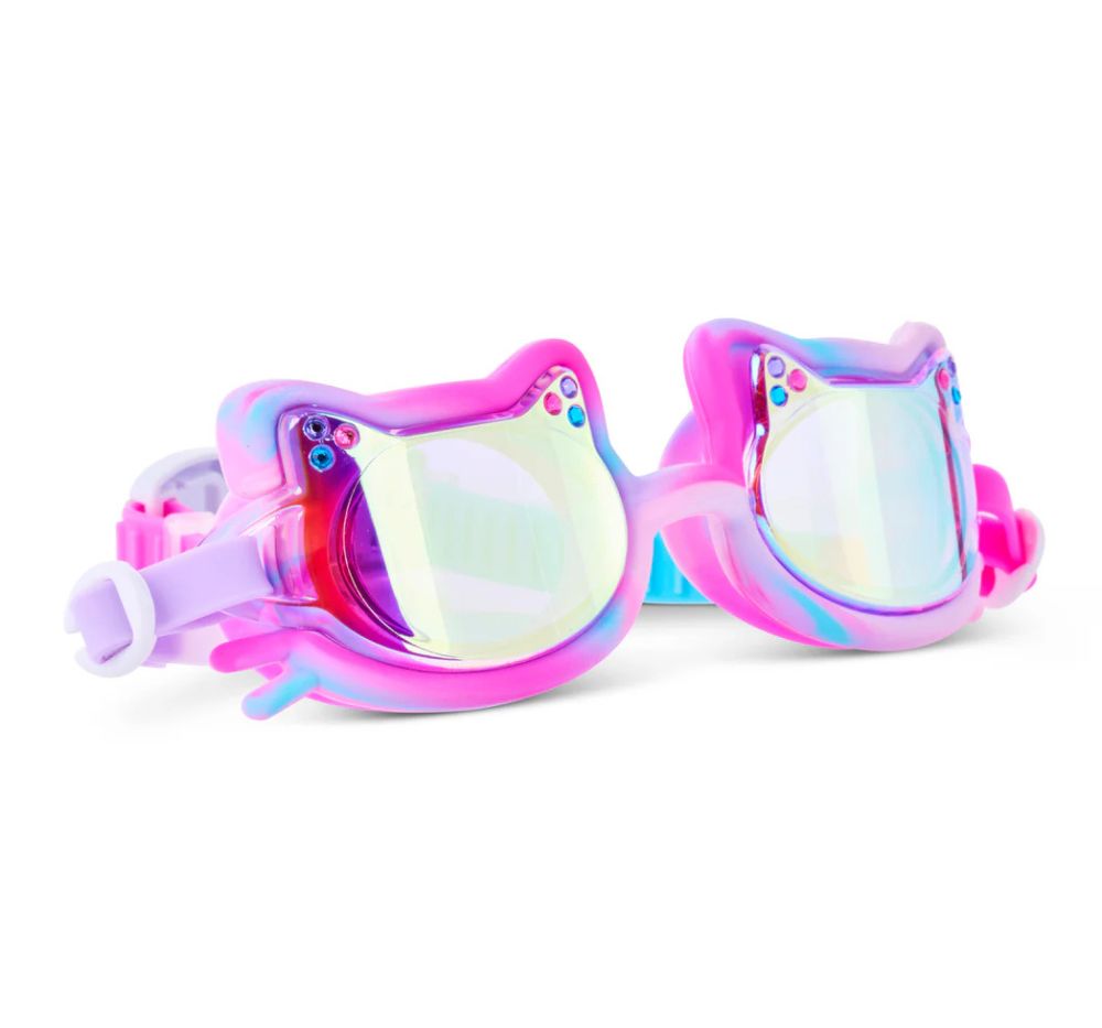 Tie Dye Tabby Swim Goggles Purberry