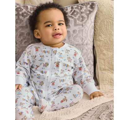 Footie W-Zip PRT PJs Dog Walk