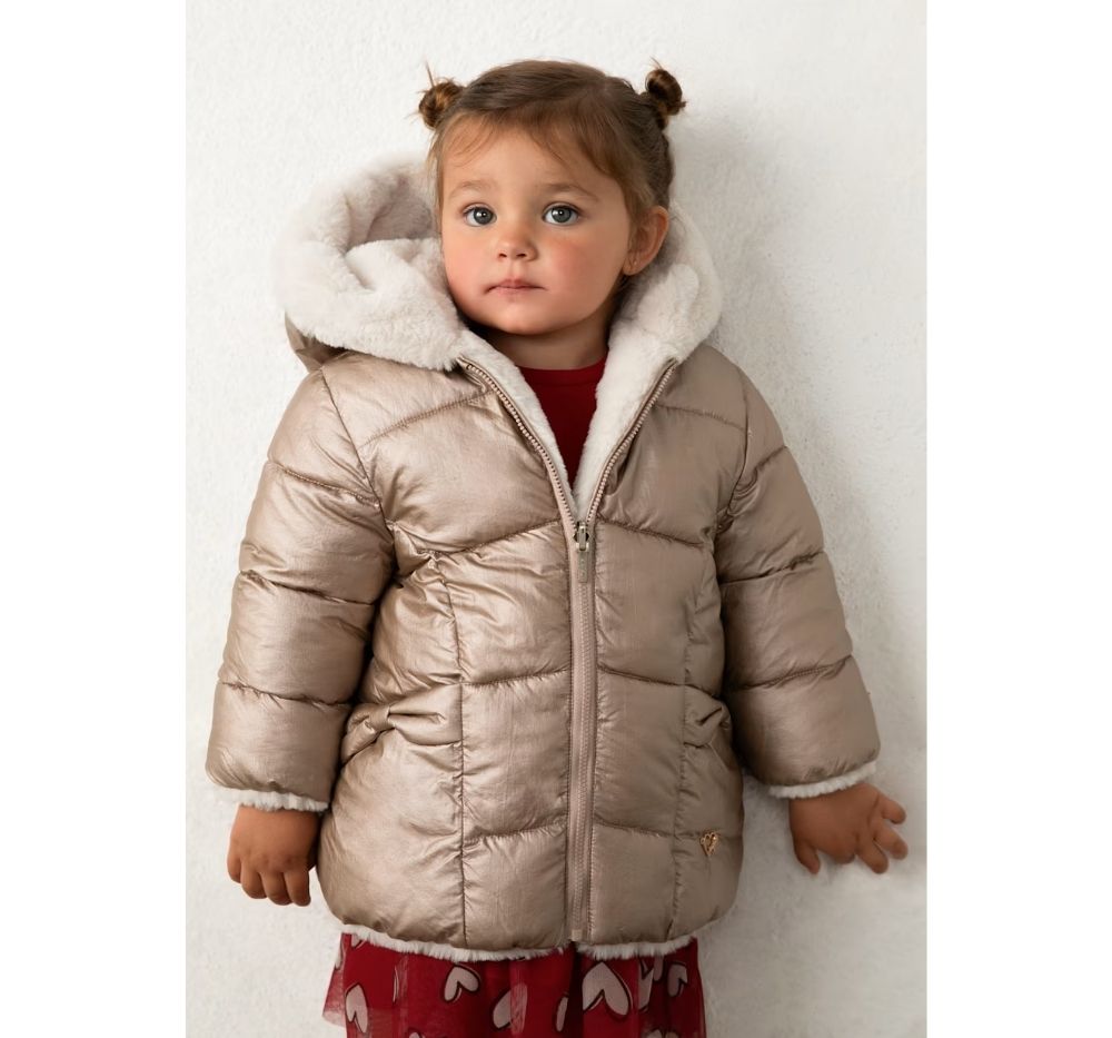 Chaqueton Reversible Pelo Bronce