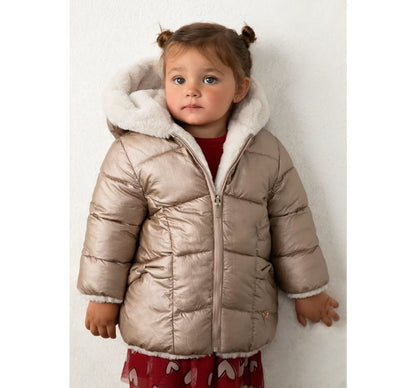 Chaqueton Reversible Pelo Bronce