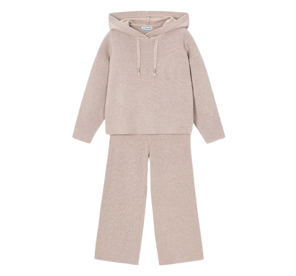 Conjunto Pantalon Largo Tricot Semilla