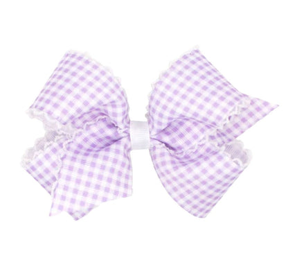 Medium Ging Gg Stitch Edge Light Orchid
