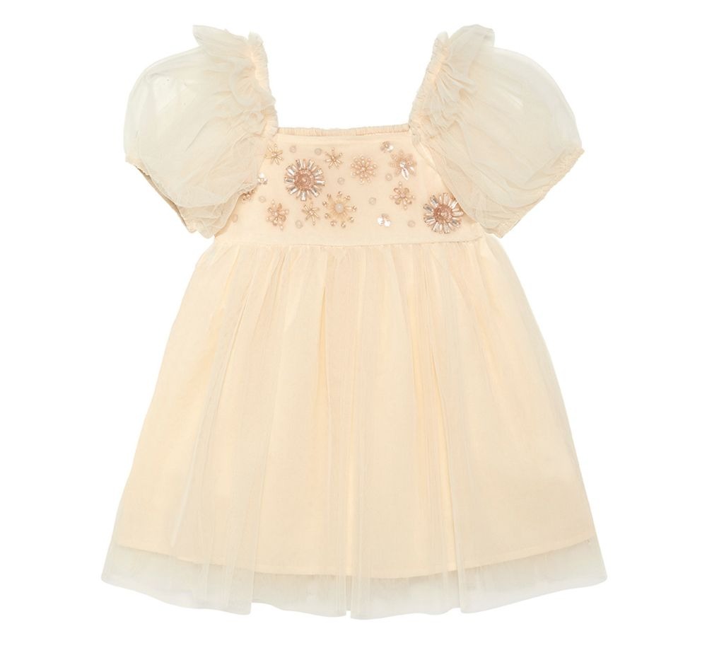 Bebe Daffodil Dream Tulle Dress