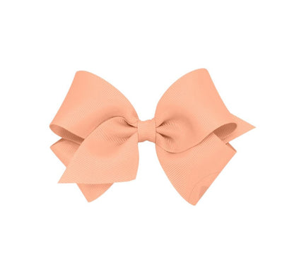 Small Solid Gro Basic Bow Light Coral