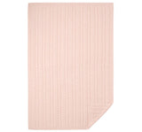 Blush Horseshoe Cable Blanket