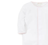 Premier Basics Footie White/Pink