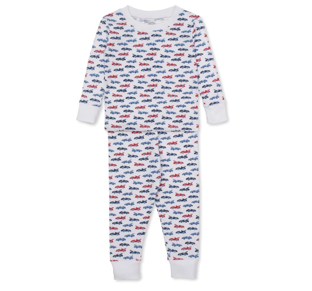 Pajama Set Snug PRT PJs Speedy Racecars