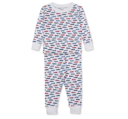 Pajama Set Snug PRT PJs Speedy Racecars