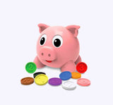 Numbers & Colors Pig Bank