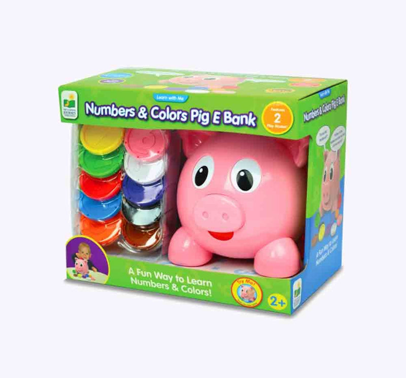 Numbers & Colors Pig Bank