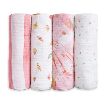 Ice Cream Dreams 4-pack Swaddles Box