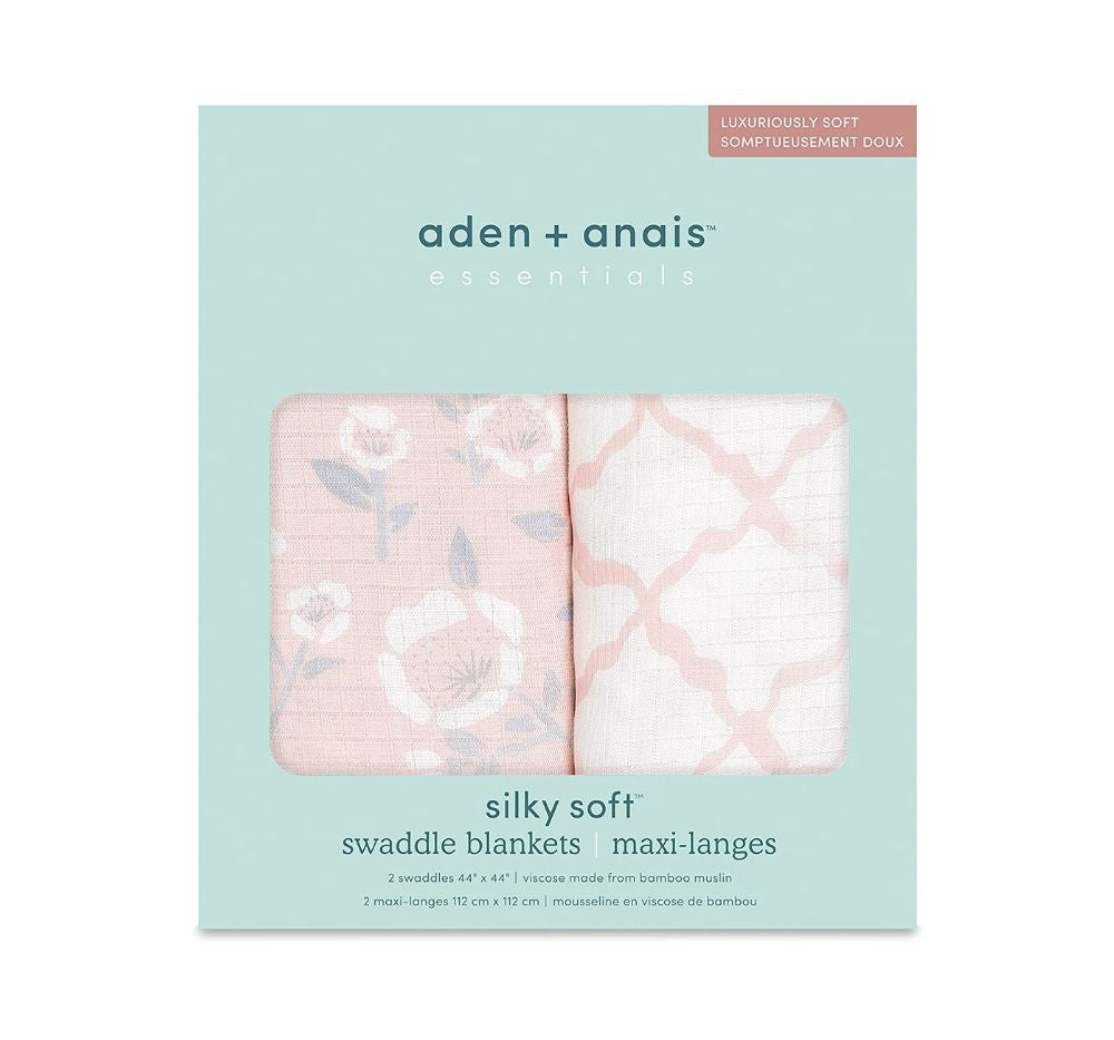 Stencil 2Pack Silky Soft Swaddles