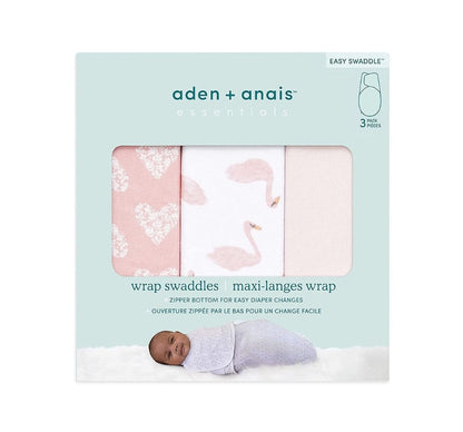 Briar Rose 3Pack Easy Swaddle Wraps 0-3M