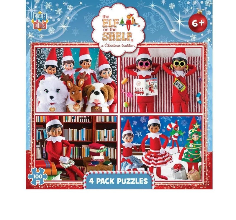 4 Pack Puzzles 100 Pieces Each