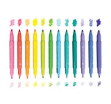 Pastel Hues 12 Soft-Hued Dual Tip Markers