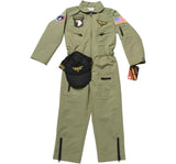 Jr Fighter Pilot Suit With Embroidered Cap 4-6