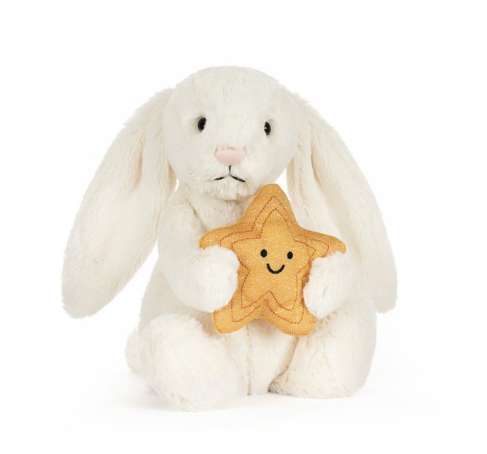 Cream Bunny with Star