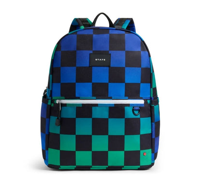 Kane Double Pocket Backpack Checkerboard