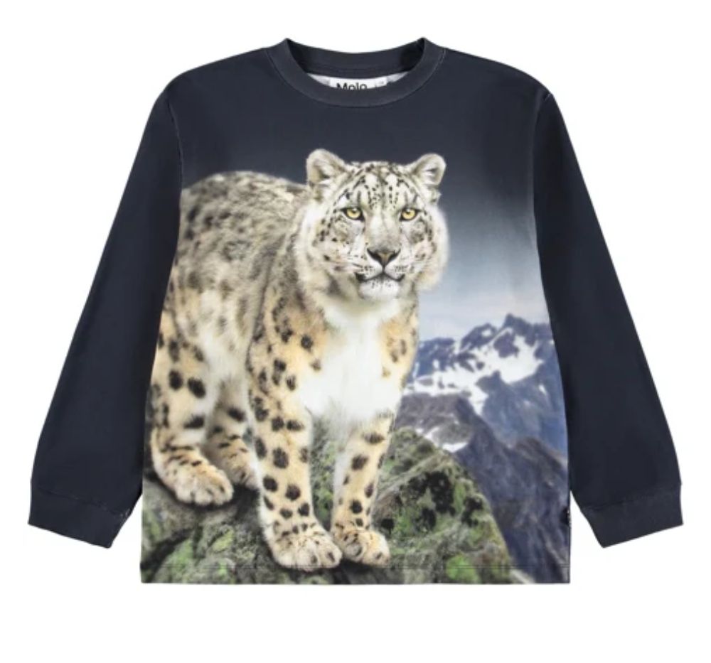 Tshirt Long Sleeves Snow Leo