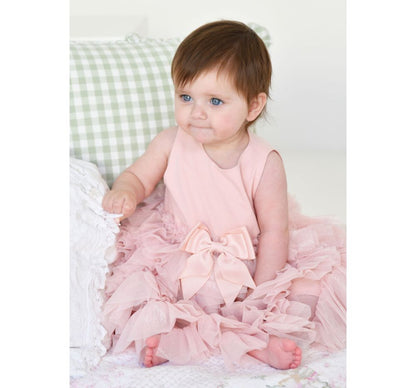 Cascade Waterfall Sparkle Tulle Baby Dress