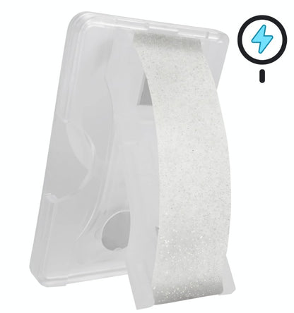 Pro Wallet MagSafe Crystal Clear Glitter