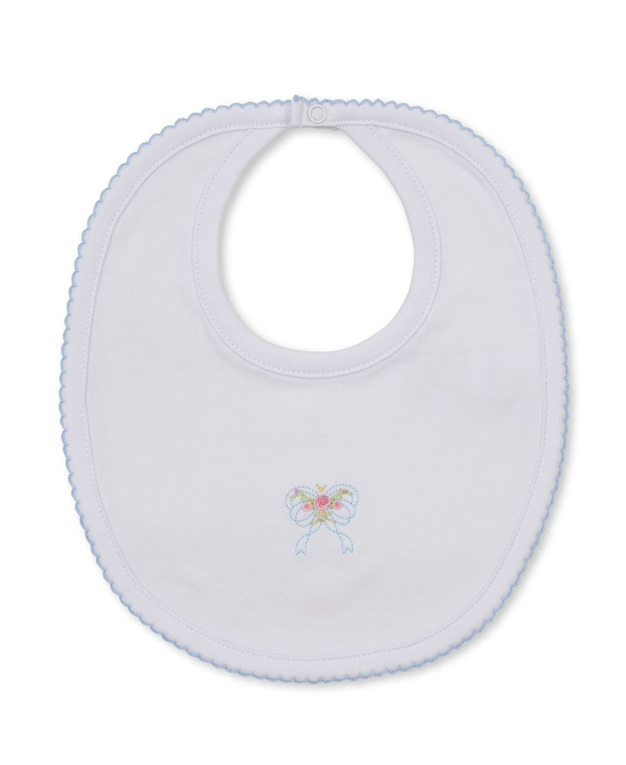 Bib w-Hand Emb New Premier Rose Bow