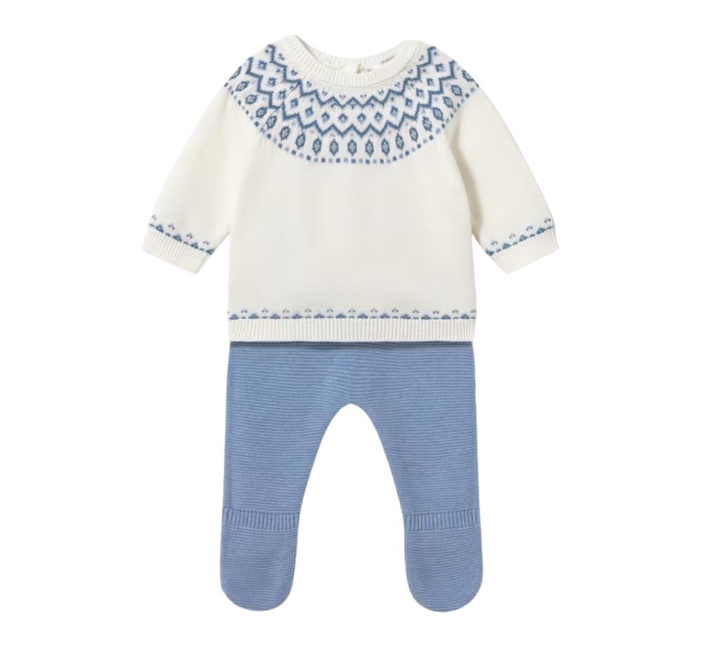 Conjunto Polaina Tricot Lluvia