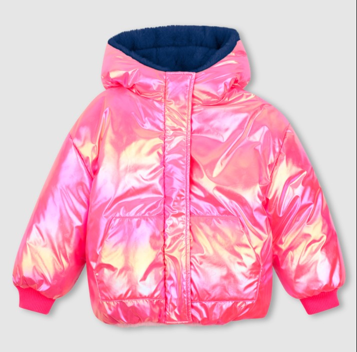 Reversible Faux Jacket Pink