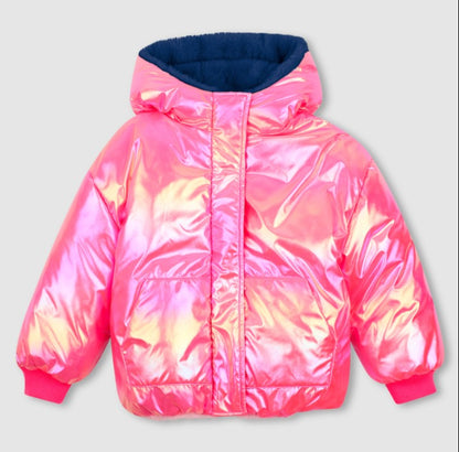 Reversible Faux Jacket Pink