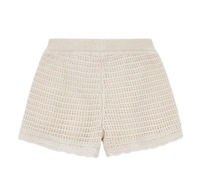 Top Crochet y Pantalón Corto Tricot