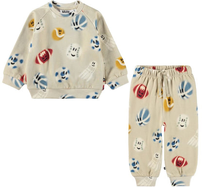 Sweat Shirt & Soft Pants Cute Balls