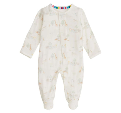 White Safari Footie