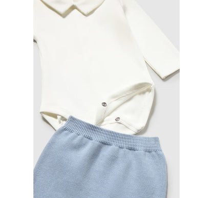 Conjunto Polaina 3pc Tricot Cielo