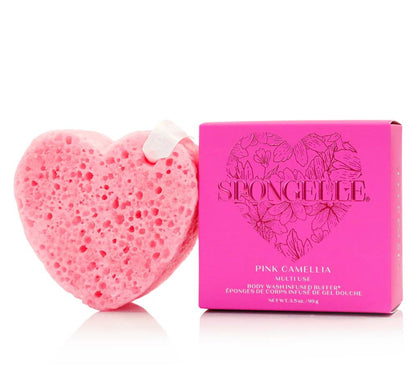 Heart Shaped Body Wash Pink Camellia