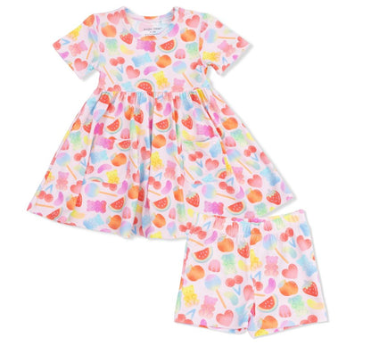 Gummy Bears Twirly Dress with Cartwheel Short