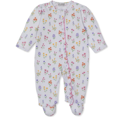 Footie W/ Zip PRT Summer Wildflowers