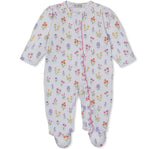 Footie W/ Zip PRT Summer Wildflowers