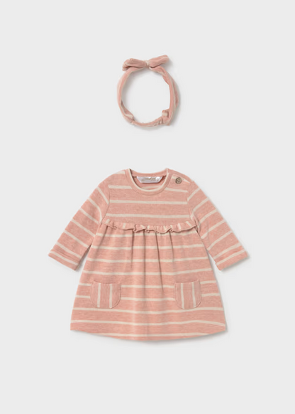 Vestido Jacquard Nude Vigore
