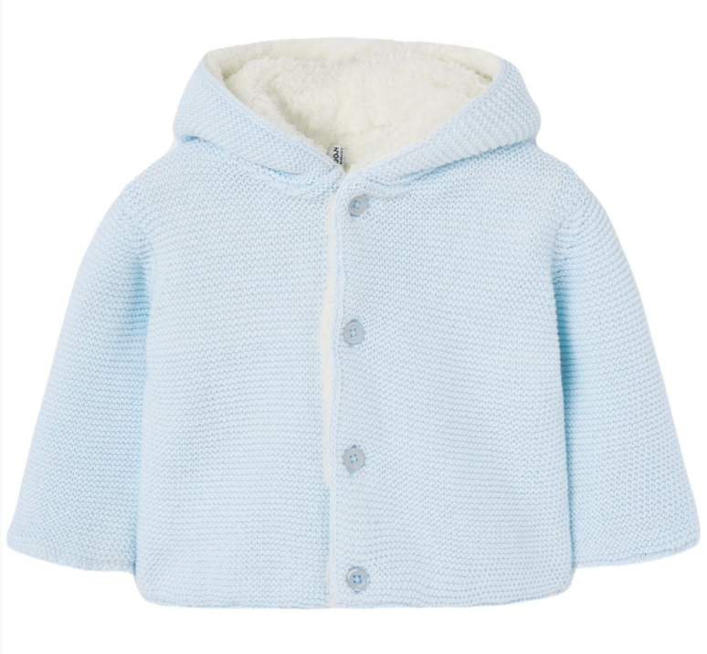 Knit Cardigan Sky Blue
