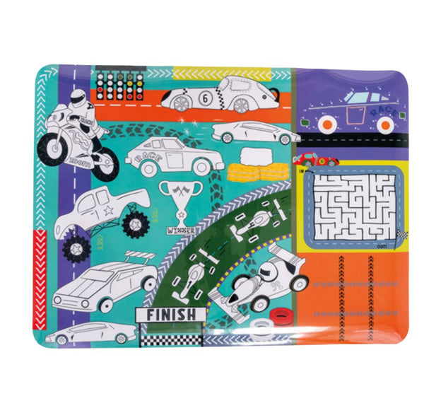 Colouring Fun & Games Mat Cars