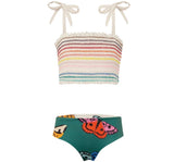 Waffle Bikini Polilla Arcoiris Crudo