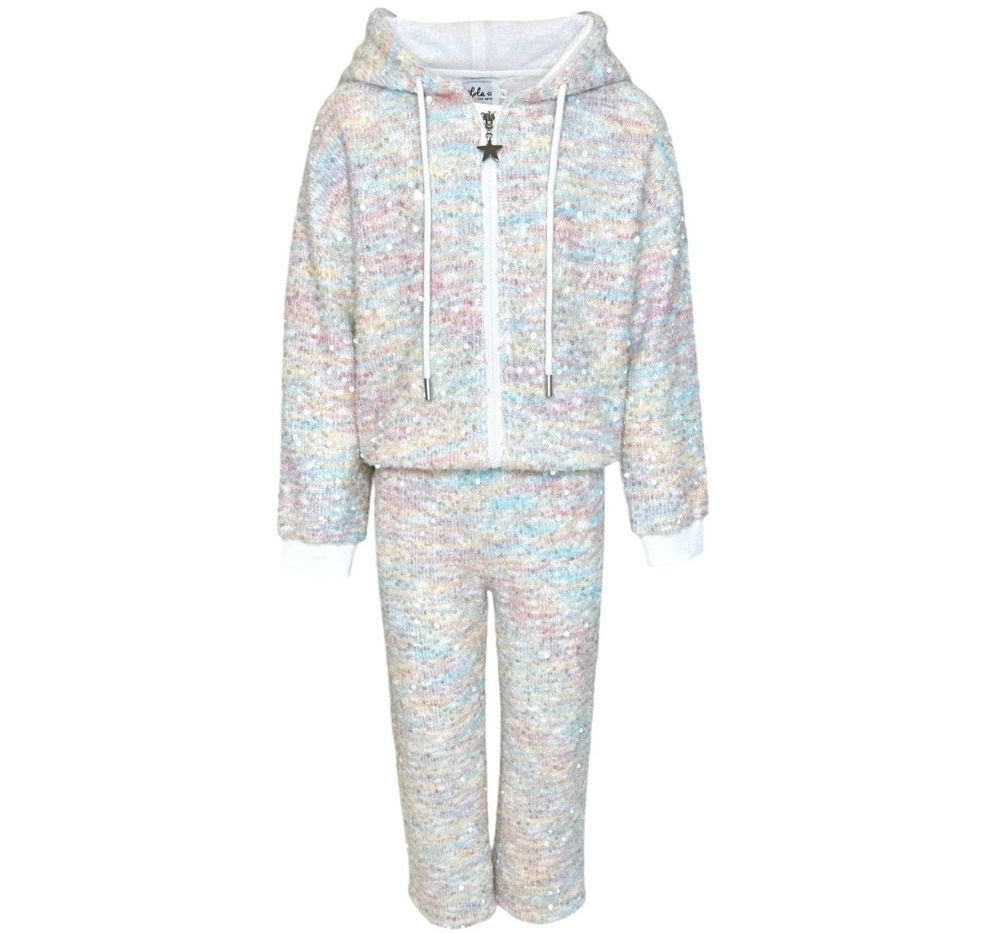 Pastel Rainbow Knit Shimmer Set