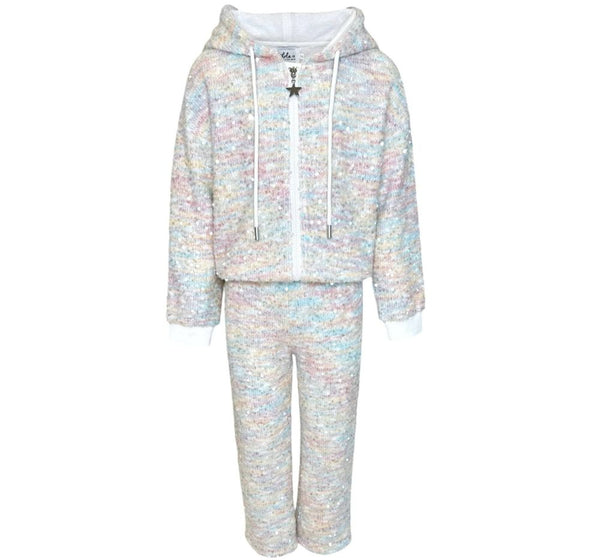 Pastel Rainbow Knit Shimmer Set