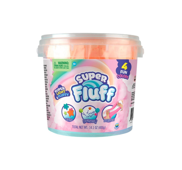 Super Fluff Pink-Green-Orange-Lime Green