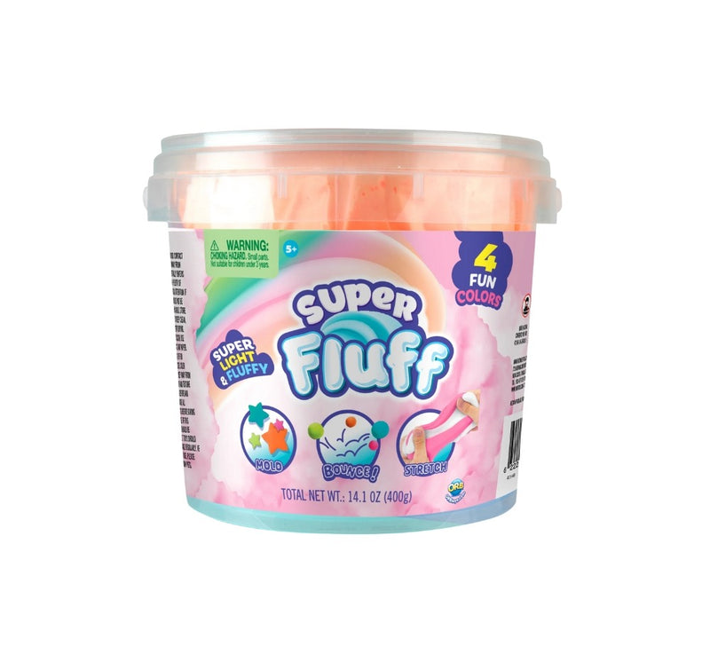 Super Fluff Pink-Green-Orange-Lime Green