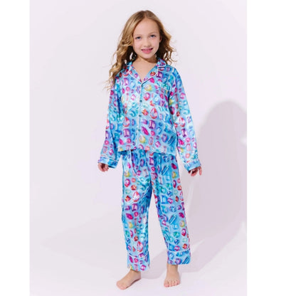 Bejeweled Silk Set