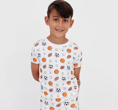 Two Piece PJ SS/Shorts All Sports